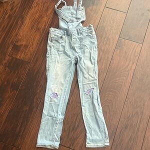 Cat & Jack Light Blue Kids Denim Overalls